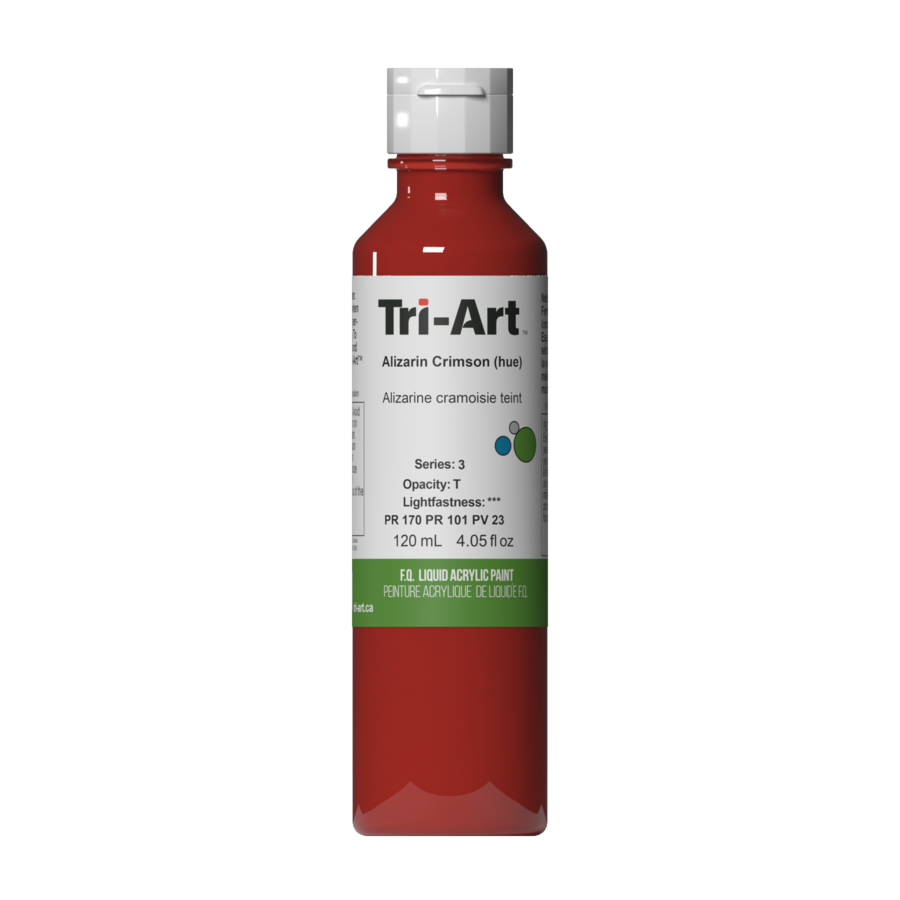 Tri-Art Liquid Acrylics All Sizes: Alizarin Crimson (Hue) / 120mL