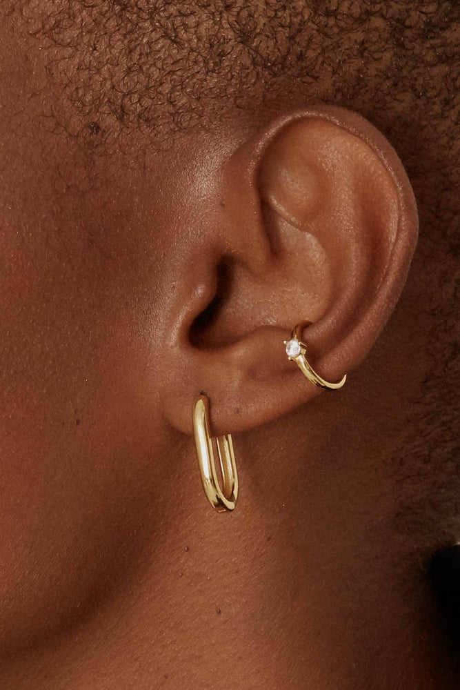 Sparkle Ear Cuff - Vermeil