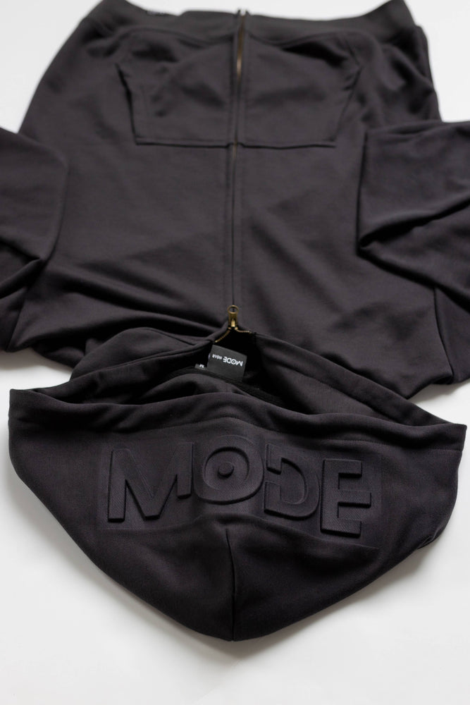 Zip Up and Go Hoodie: Charcoal Grey / S
