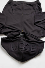 Zip Up and Go Hoodie: Charcoal Grey / S
