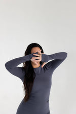 Hold Me Long Sleeve with Thumbholes: Black / XS