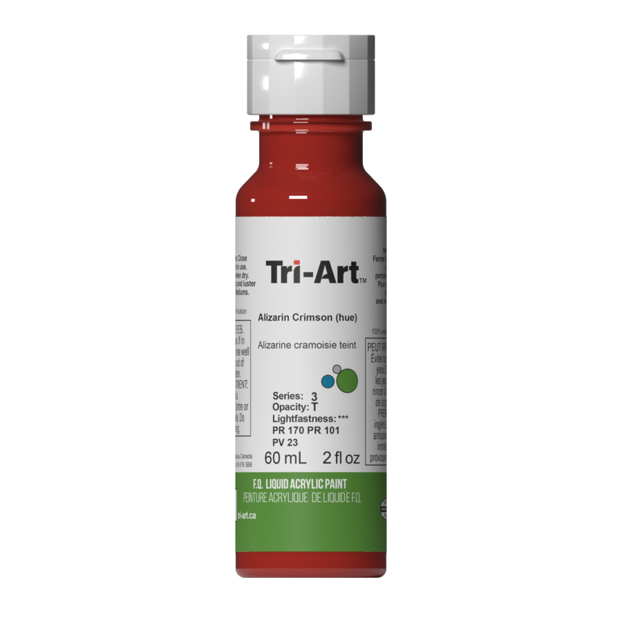 Tri-Art Liquid Acrylics All Sizes: Ivory Black / 120mL