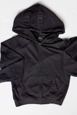 Zip Up and Go Hoodie: Charcoal Grey / S