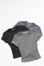 Hold Me Tight Tee: Slate Grey / XS