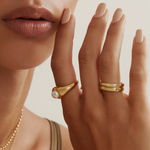 Marilou Ring - Gold Plated: 6