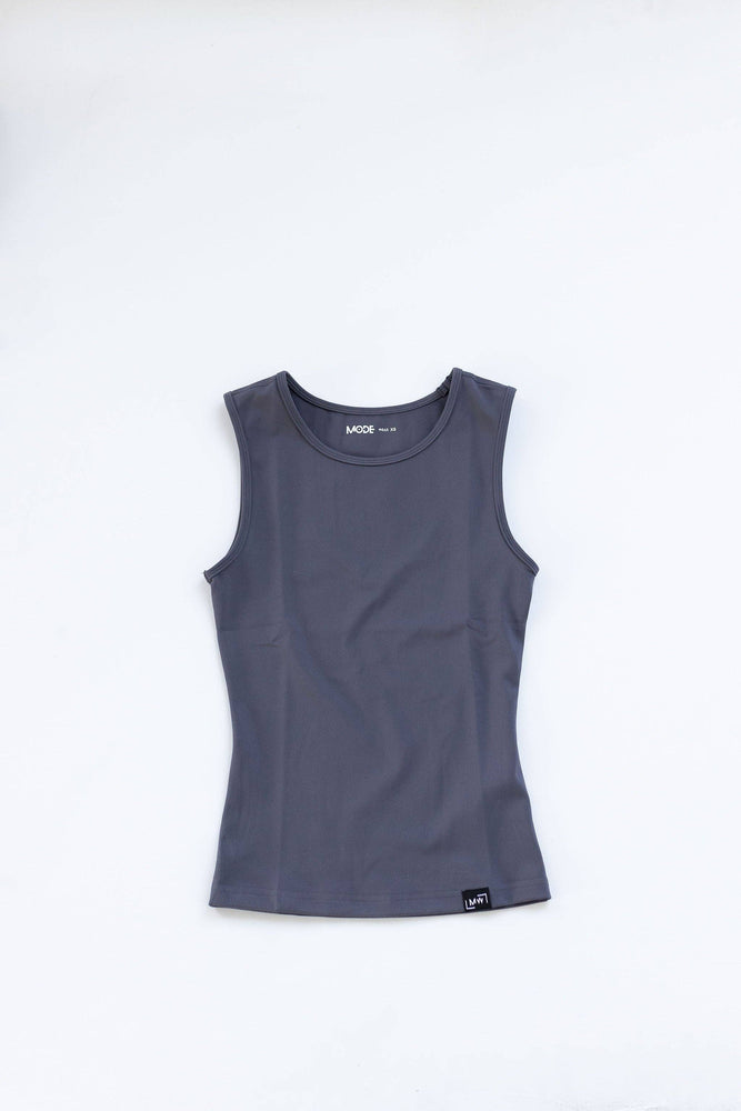 Hold Me Tight Tank: Slate Grey / XS