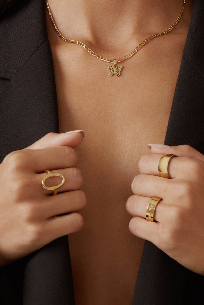 Dolce Vita Ring - Gold Plated: 6