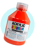 Primary Liquid Acrylic: Cloud White / 500mL