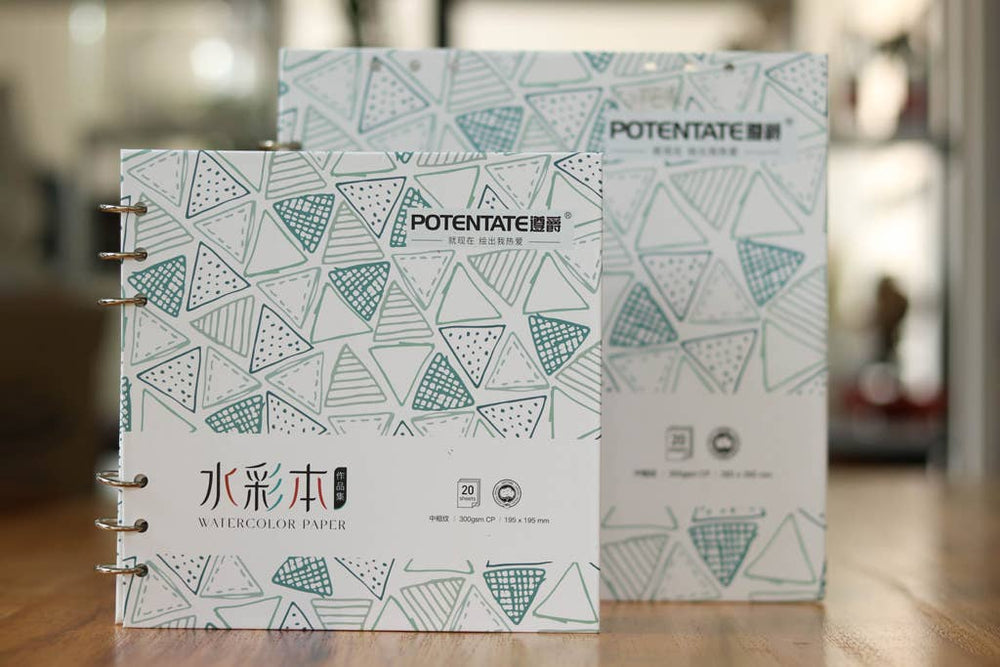 Potentate - Hardcover Watercolour Book - Cold Pres: 260x260mm