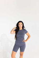 Thigh Rescue Biker Short: Black / XS