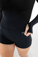 Hold Me Long Sleeve with Thumbholes: Black / XS