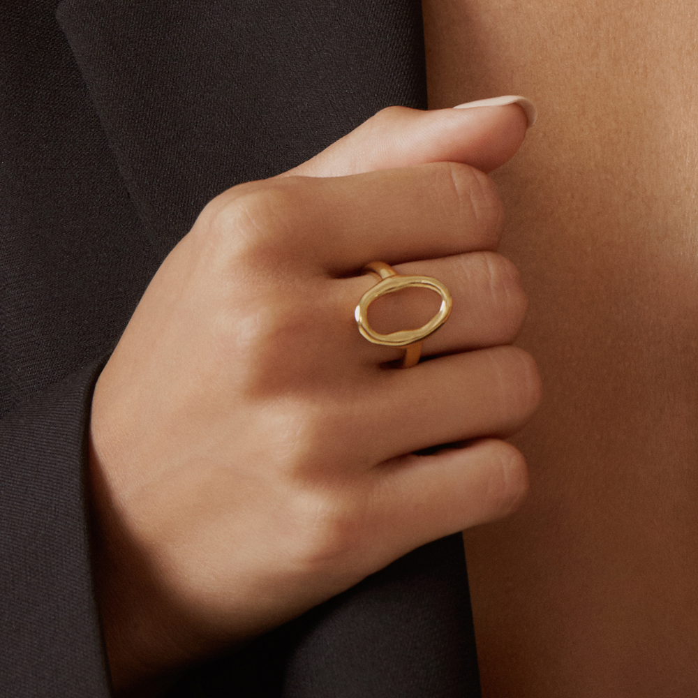 Dolce Vita Ring - Gold Plated: 6