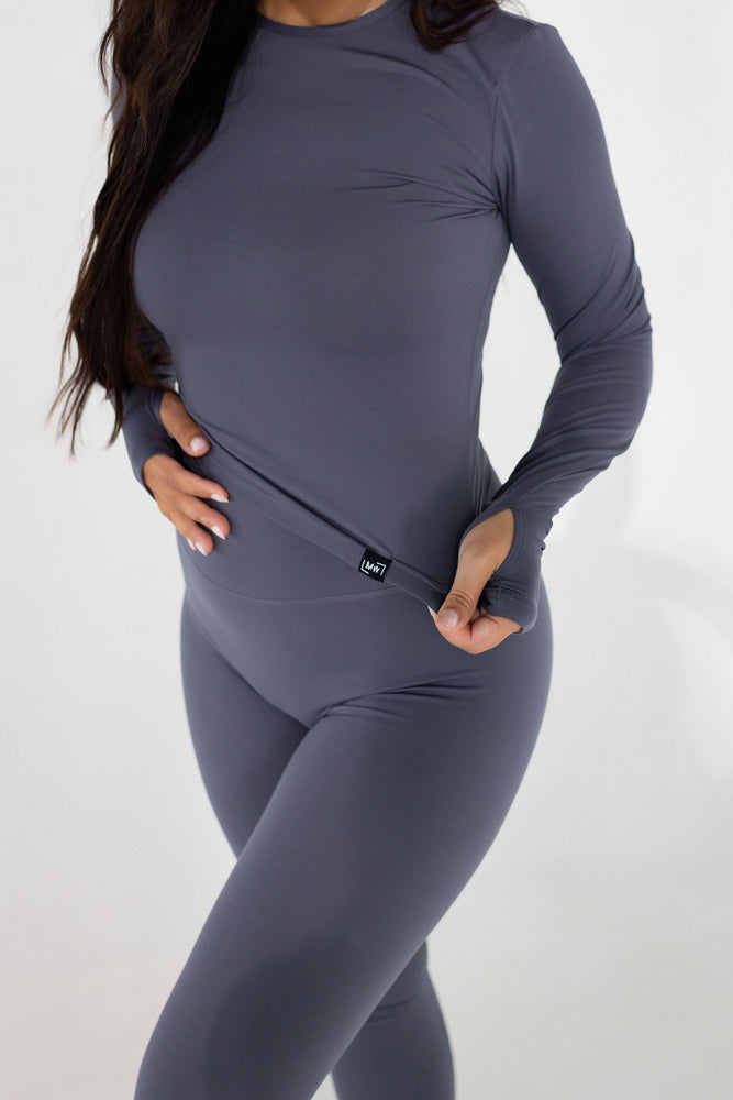 Hold Me Long Sleeve with Thumbholes: Black / XS