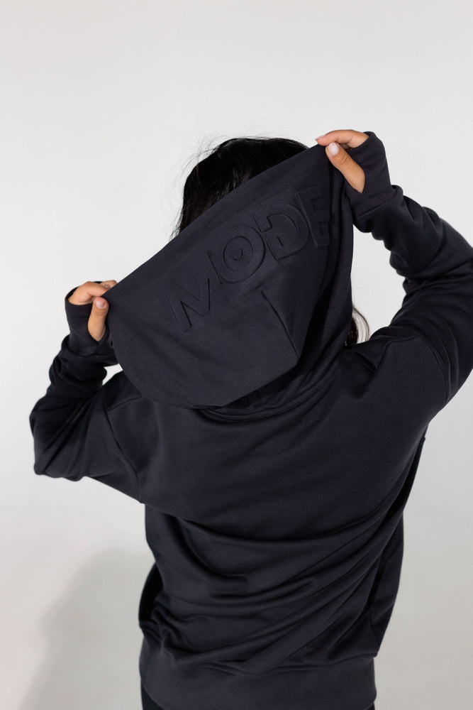 Zip Up and Go Hoodie: Charcoal Grey / S