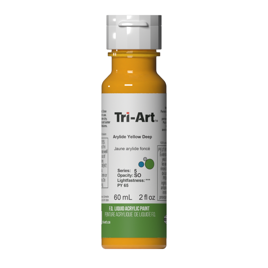 Tri-Art Liquid Acrylics All Sizes: Ivory Black / 120mL