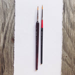 Beam Paints Basics Brush: Flat #4 travel brush