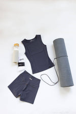 Hold Me Tight Tank: Slate Grey / XS