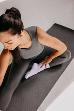 Hold Me Tight Tank: Slate Grey / XS