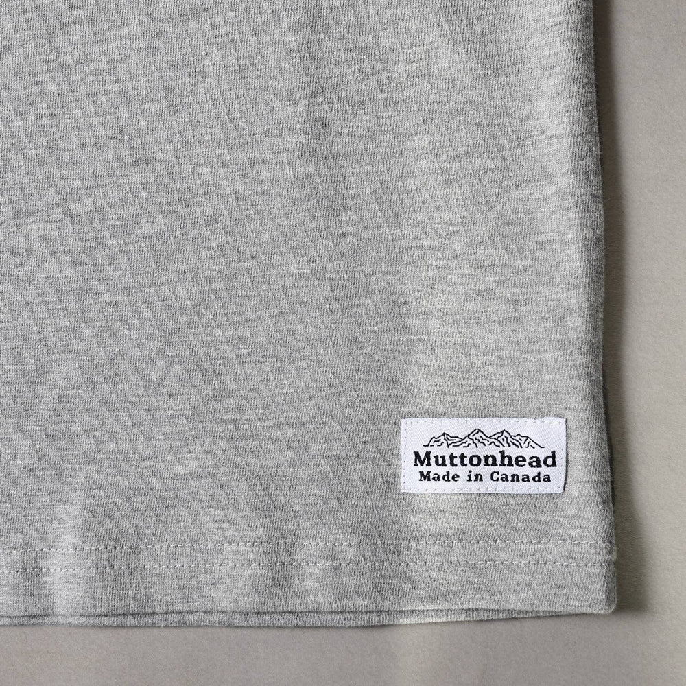 Heavy Weight Tee - Heather Grey: Medium