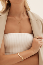 Curves Bracelet - Gold: XS / S