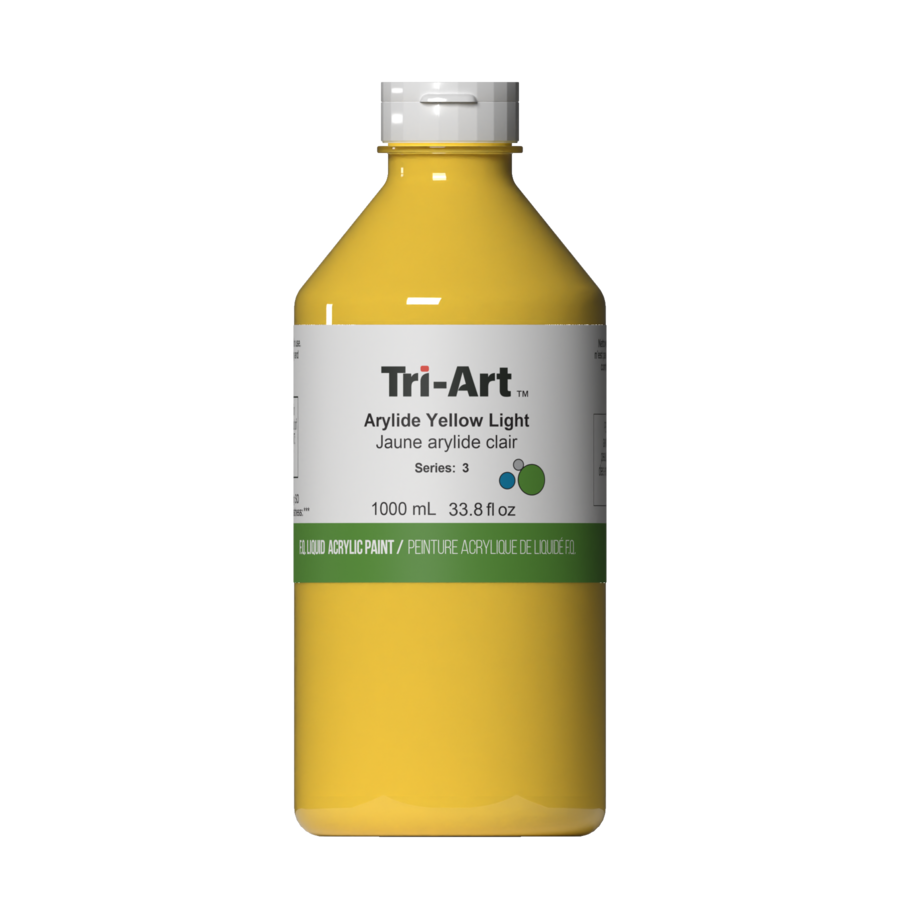 Tri-Art Liquid Acrylics All Sizes: Ivory Black / 120mL