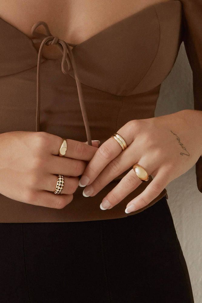Marilou Ring - Gold Plated: 6