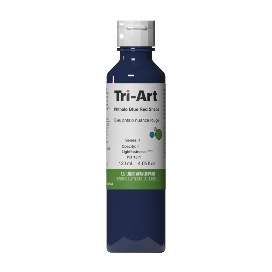Tri-Art Liquid Acrylics All Sizes: Phthalo Blue Red Shade / 120mL