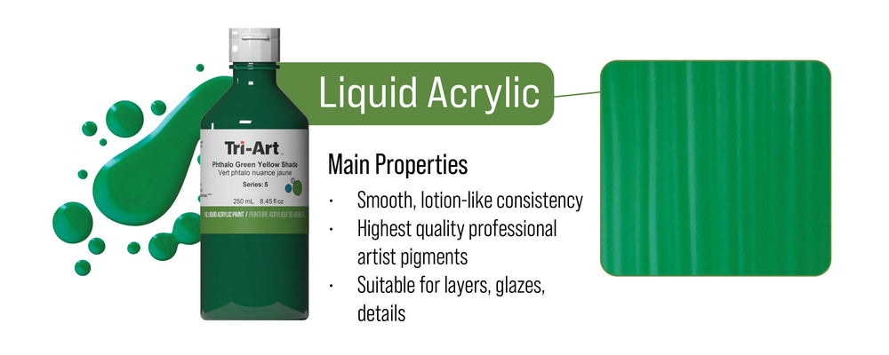 Tri-Art Liquid Acrylics All Sizes: Alizarin Crimson (Hue) / 120mL