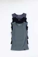 Hold Me Tight Tank: Slate Grey / XS