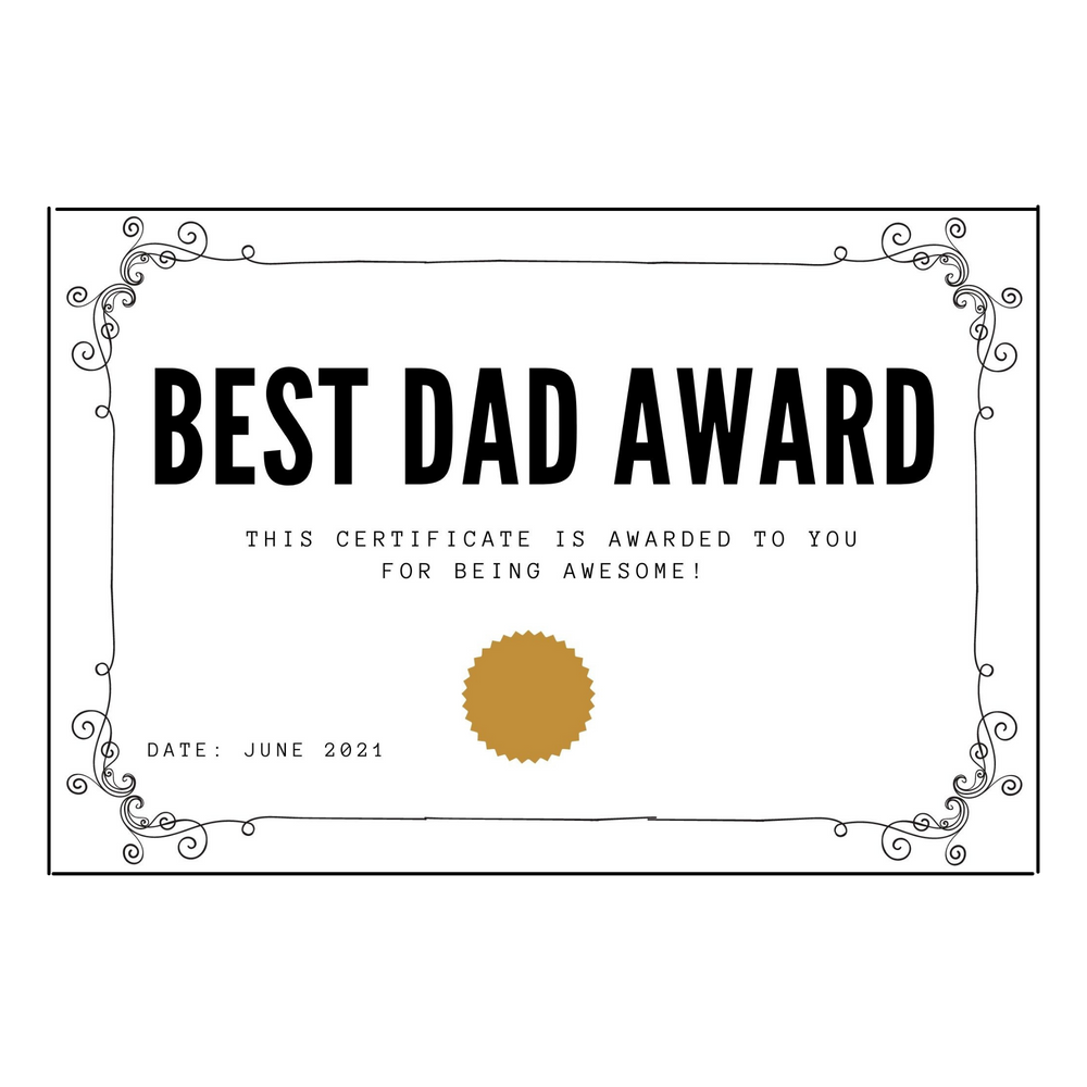 Best hot sale father award