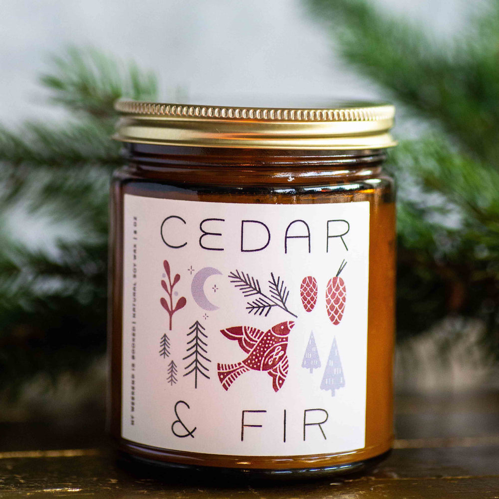 Cedar & Fir Soy Candle
