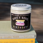 Have A Novel Birthday Soy Candle