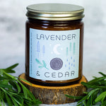 Lavender & Cedar Natural Soy Candle