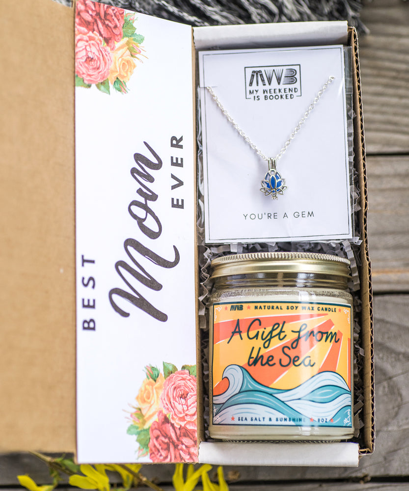 Custom Candle and Necklace Gift Box
