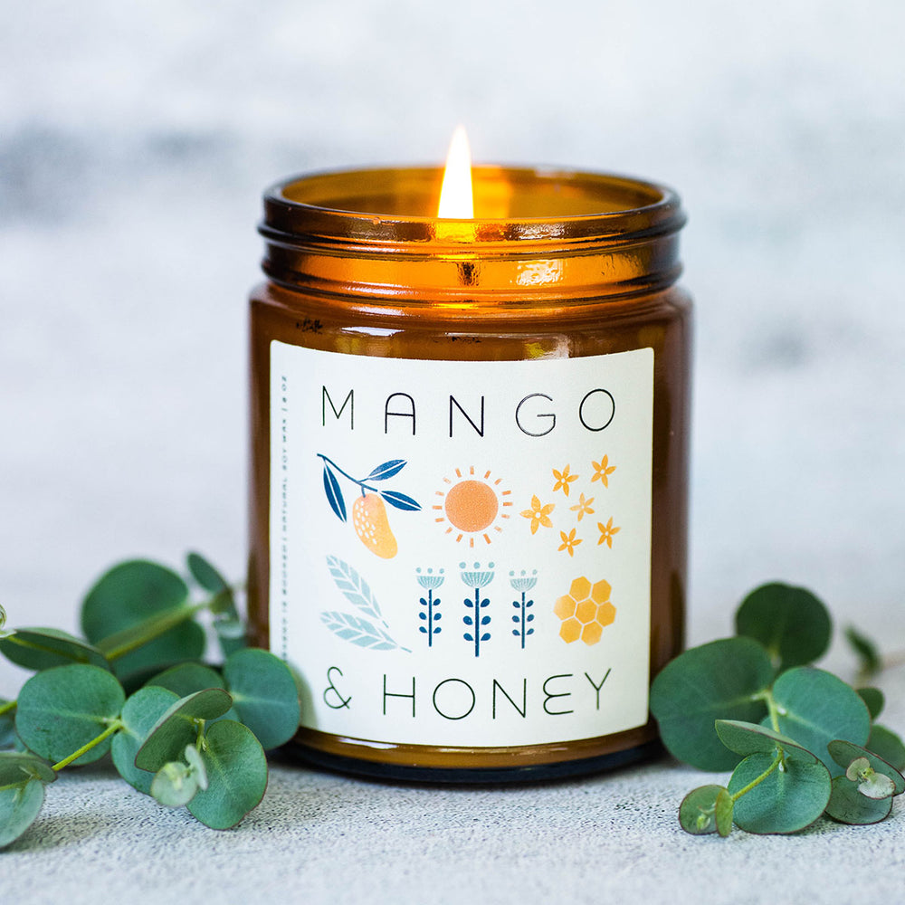 Mango & Honey Natural Soy Candle