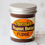 Chocolate Peanut Butter Fudge in a Jar (Mini)