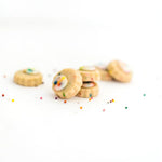 Handmade Rainbow Shortbread Cookies -16 oz Jar